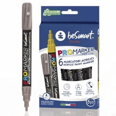 Promaker Metal Argento In Box 6pz