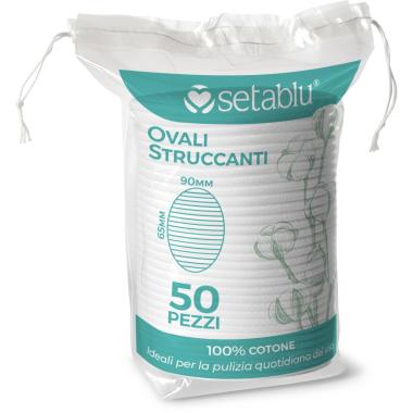 Ovali Struccanti Cotone 50pz