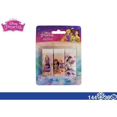 Gomme 3 pz in blister Principesse
