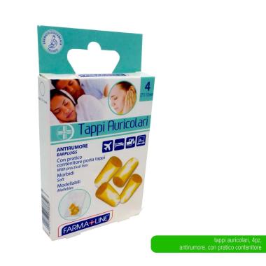 Tappi Auricolari Morbidi Farmaline 4 pz